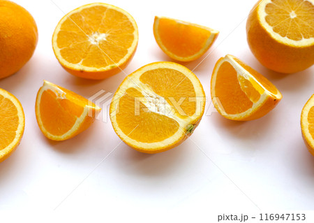 Fresh orange fruit, high vitamin c 116947153