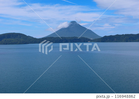 池田湖からの開聞岳 116948862