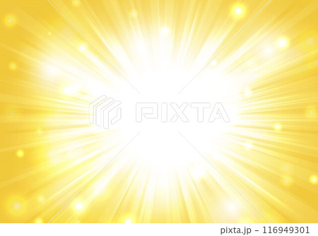 金色放射線キラキラ背景 116949301