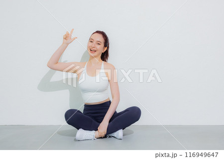 スポーツウェアの女性 スポーツウェアの女性 116949647