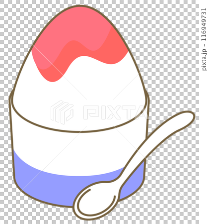 シンプルでかわいかき氷 116949731