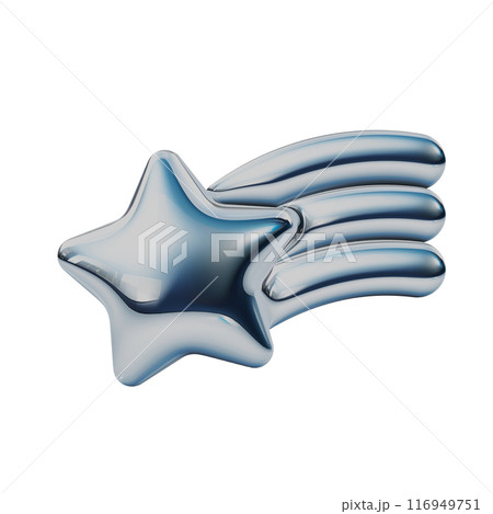 メタリックな流れ星のアイコン メタリックな流れ星のアイコン 116949751