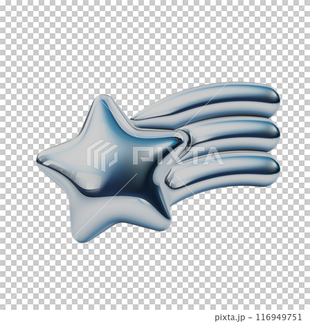 メタリックな流れ星のアイコン メタリックな流れ星のアイコン 116949751