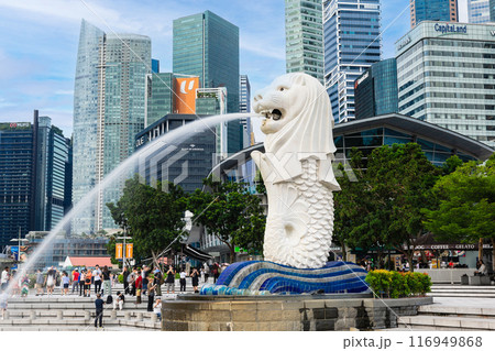 シンガポール　マーライオン 116949868