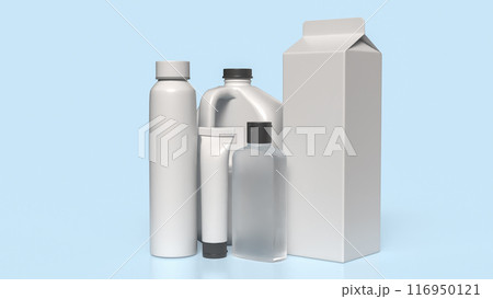 The white product package for food or Business concept 3d rendering. 116950121