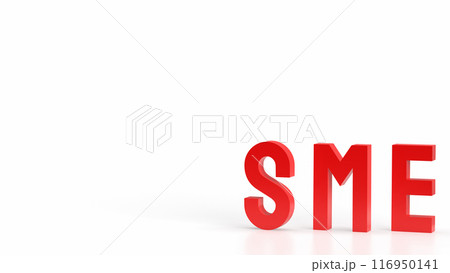 The sme text for Business concept 3d rendering. 116950141