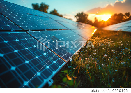 ソーラーパネル　太陽光発電 116950193