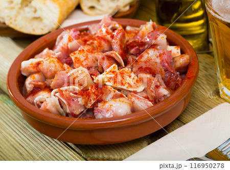 Spanish dish - roasted pig ears 116950278