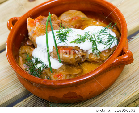 Golubtsy with chopped meat Golubtsy with chopped meat 116950373