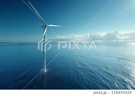 洋上風力発電 自然エネルギー ESG 洋上風力発電 自然エネルギー ESG 116950420