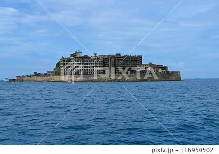 軍艦島　端島炭鉱　北東側　70・71号棟　65・68・69号棟　長崎市 116950502