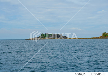 軍艦島 端島 北東側 中の島 長崎市 軍艦島 端島 北東側 中の島 長崎市 116950506