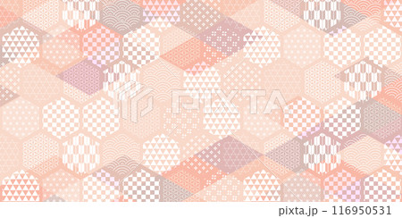 和柄 秋 模様 背景 和柄 秋 模様 背景 116950531