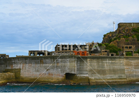 軍艦島 端島 ドルフィン桟橋 長崎市 軍艦島 端島 ドルフィン桟橋 長崎市 116950970
