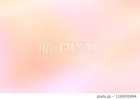 パステルピンク・オレンジ色の暖色系ふんわりな背景　 116950994