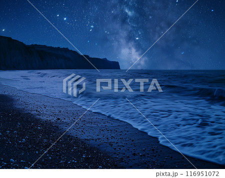 Sea Beach Night Star Sea Beach Night Star 116951072