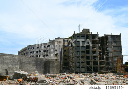軍艦島　端島炭鉱　30号棟・31号棟アパート　長崎市 116951594