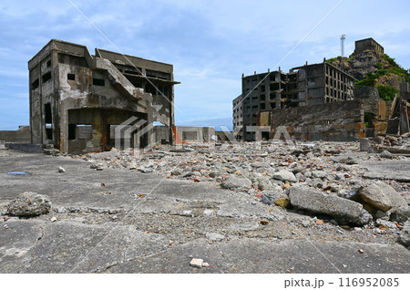 軍艦島 端島炭鉱 仕上工場 30号棟 長崎市 軍艦島 端島炭鉱 仕上工場 30号棟 長崎市 116952085