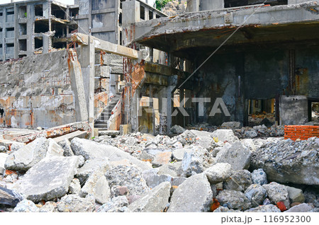 軍艦島 端島炭鉱 総合事務所跡 廃墟 長崎市 軍艦島 端島炭鉱 総合事務所跡 廃墟 長崎市 116952300