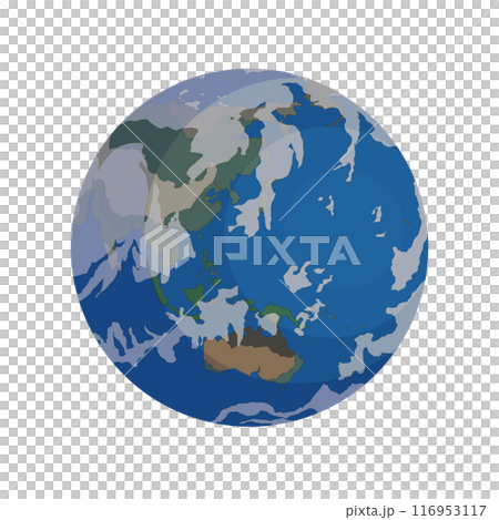 Illustration of the Earth Illustration of the Earth 116953117