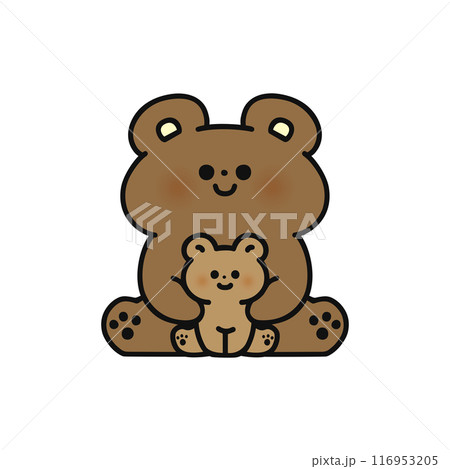クマの親子 クマの親子 116953205