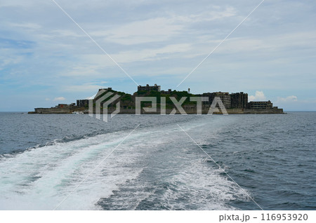 軍艦島　端島炭鉱　建物廃墟　長崎市 116953920