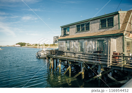 Scituate, Massachusetts, usa - may 2th 2023 small harbor Scituate, Massachusetts, usa - may 2th 2023 small harbor 116954452