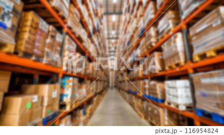 Blurred background, logistics operations minimize errors and delays 116954824