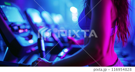 Regular exercise strengthens the heart 116954828