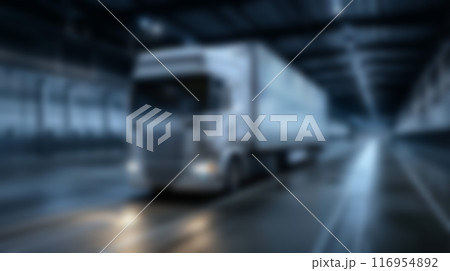 Blurred background, provides customers with up-to-date tracking information 116954892