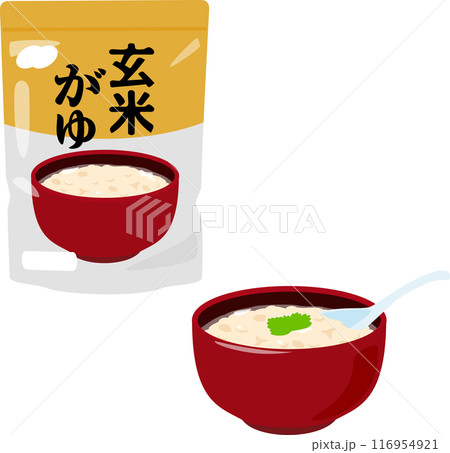 レトルトの玄米粥 116954921