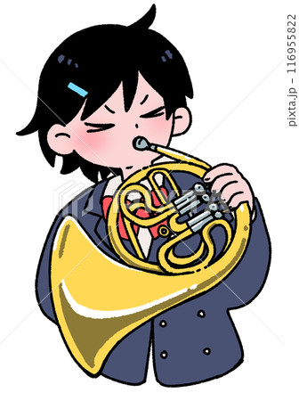 ホルン奏者 116955822