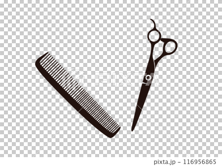 鋏と櫛セット 116956865