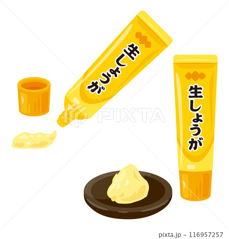 チューブ入りの生しょうがセット 116957257