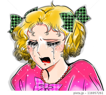 70年代少女漫画風金髪のお嬢様が失恋して泣き叫ぶイラスト 70年代少女漫画風金髪のお嬢様が失恋して泣き叫ぶイラスト 116957261