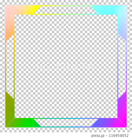 Hologram_frame_square 116958052