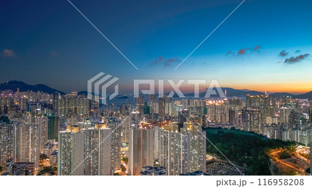 July 5 2024 the landscape of the Shek Kip Mei, hk July 5 2024 the landscape of the Shek Kip Mei, hk 116958208