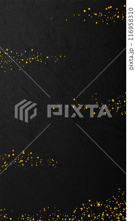 黒い和柄 和紙の背景 黒い和柄 和紙の背景 116958310