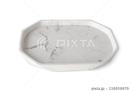 white marble plate 116959979