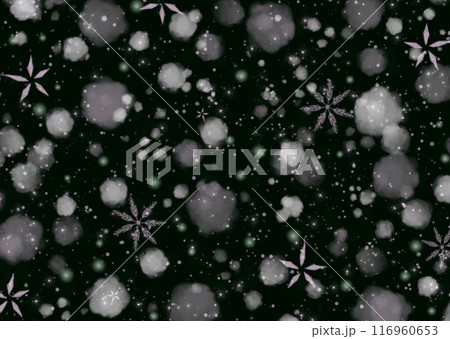 雪が降る神秘的、メルヘン、幻想的なきらきら光る背景壁紙イラストテクスチャ【グリーン】 雪が降る神秘的、メルヘン、幻想的なきらきら光る背景壁紙イラストテクスチャ【グリーン】 116960653
