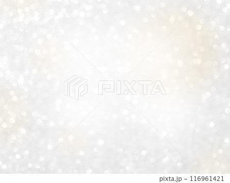 Bokeh Beige Gold Background Glitter Flare Sparkle blur Golden Confetti Dust Effect Light Abstract Celebration Mood Color Texture Design Summer Creative Wallpaper Template Card Holidays Party Glow. 116961421