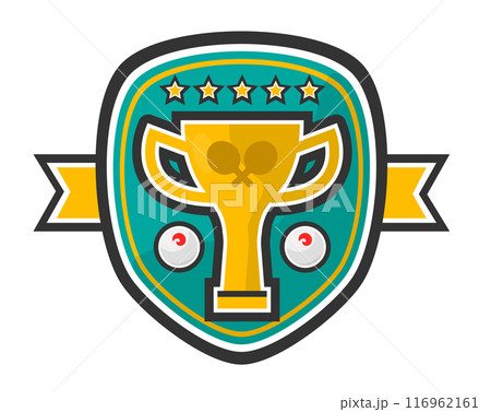 Table Tennis Championship Badge vector Table Tennis Championship Badge vector 116962161