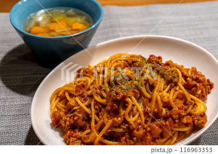 おいしいミートソーススパゲッティ 116963353