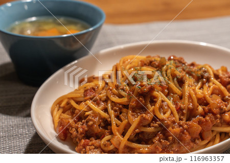 おいしいミートソーススパゲッティ 116963357