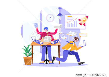 A Team Of Guys Running A Project On A Laptop 116963976