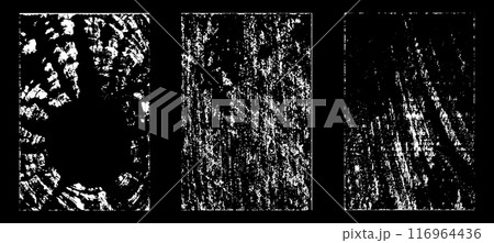 Black and white grunge. Distress overlay texture. Abstract surface dust and rough dirty wall background concept. Distress illustration simply place over object to create grunge effect. Vector EPS10. 116964436