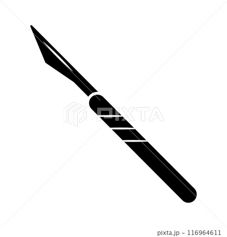 surgical scalpel icon symbol surgical scalpel icon symbol 116964611