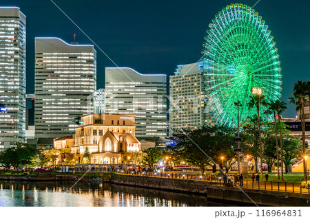 【神奈川県】横浜みなとみらいの夜景 116964831