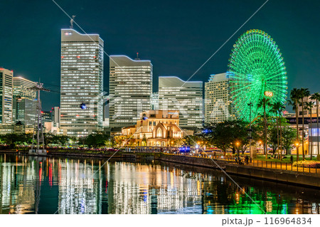 【神奈川県】横浜みなとみらいの夜景 116964834
