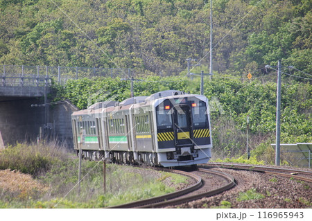 室蘭本線 黄金~崎守 普通列車 室蘭本線 黄金~崎守 普通列車 116965943